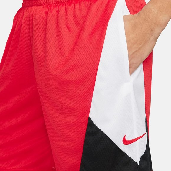 Nike Mens Dri-FIT Rival 9'' Basketball Shorts CV1923-657 Red/Black/White Size XL - Picture 4 of 6